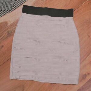 H&M Soft Textured Color Block Mini Skirt- Size 4